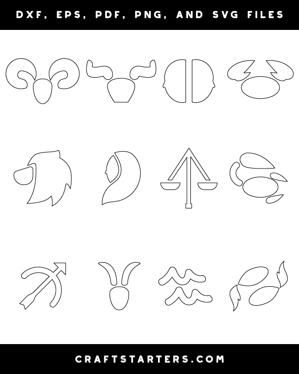 Simple Zodiac Sign Patterns