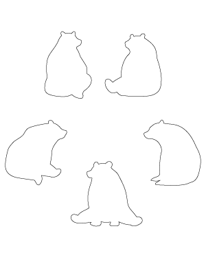 Sitting Bear Patterns