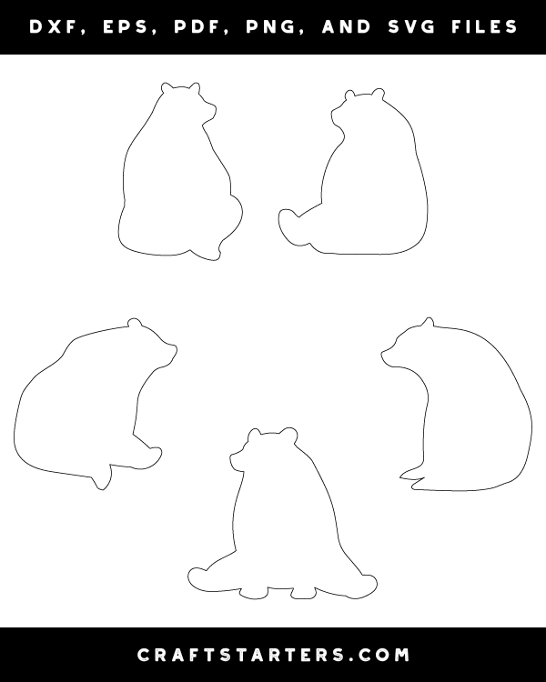Sitting Bear Patterns