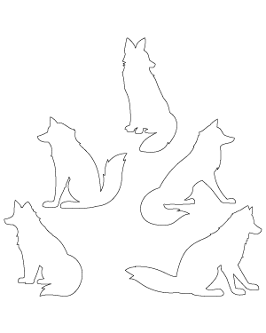 Sitting Fox Patterns