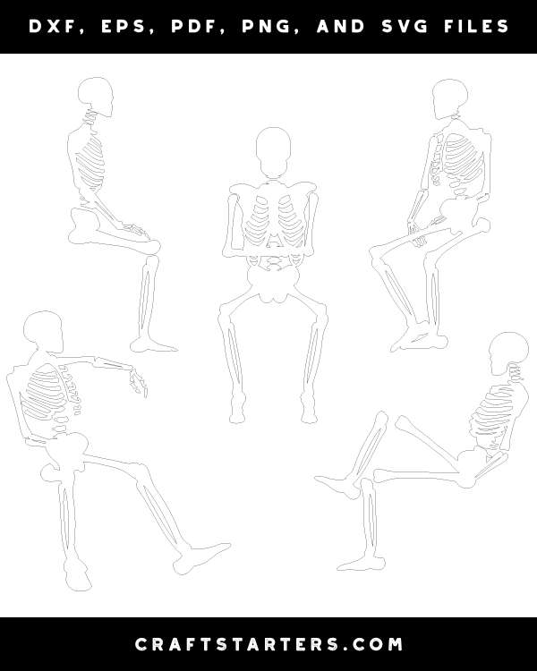 Sitting Skeleton Patterns