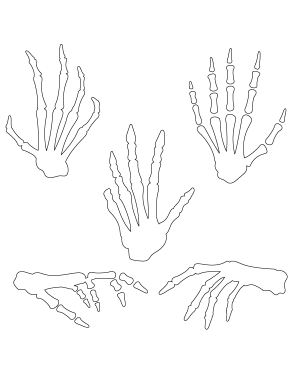 Skeleton Hand Patterns