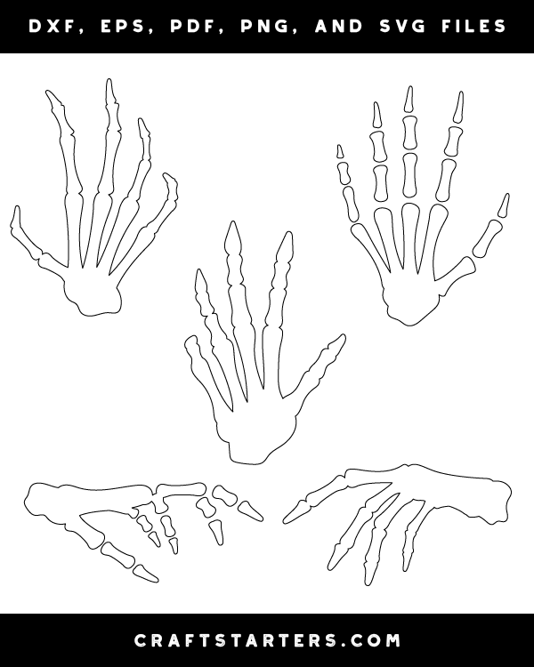 Skeleton Hand Patterns