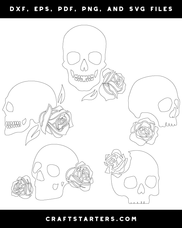 Skull and Rose Patterns