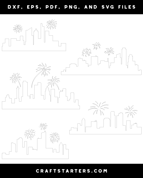 Skyline and Fireworks Patterns