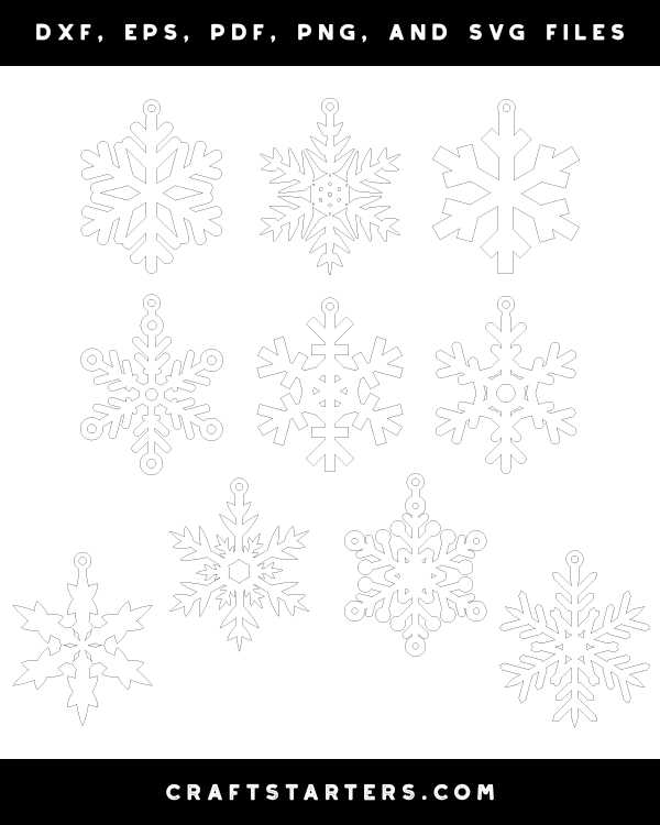 Snowflake Ornament Patterns