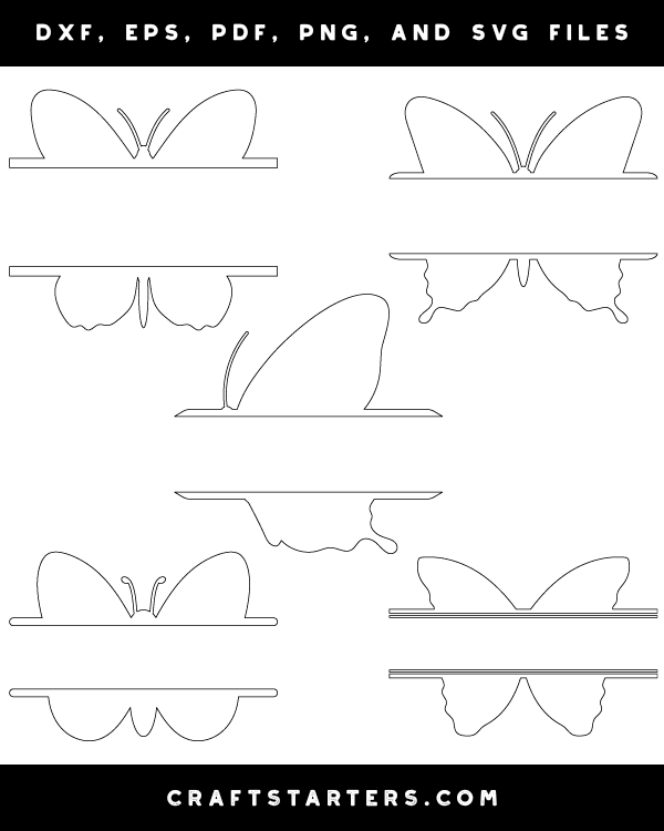 Split Butterfly Patterns