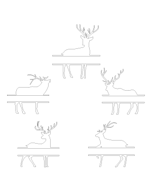 Split Deer Patterns