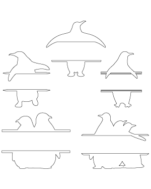 Split Penguin Patterns