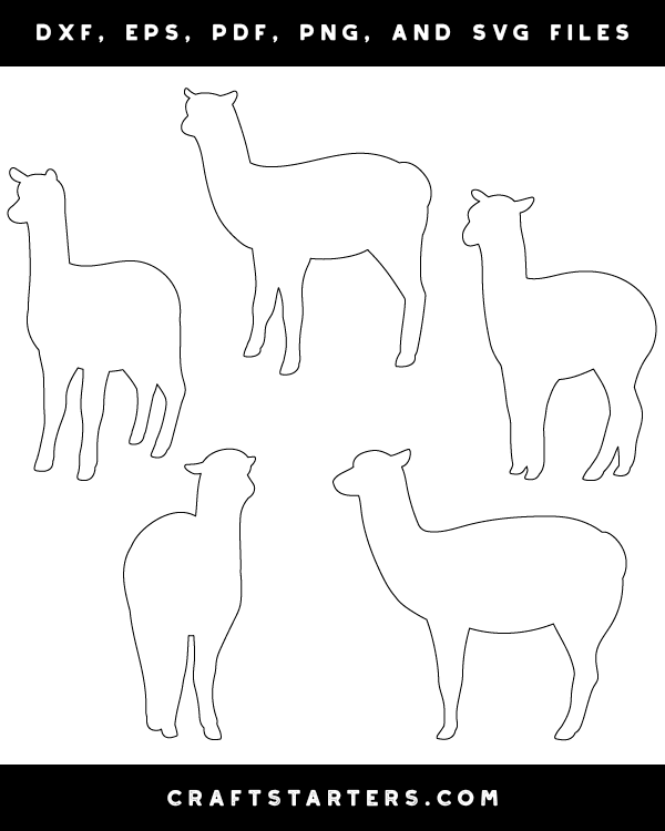 Standing Alpaca Patterns