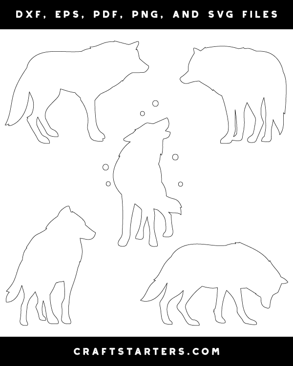 Standing Arctic Wolf Patterns