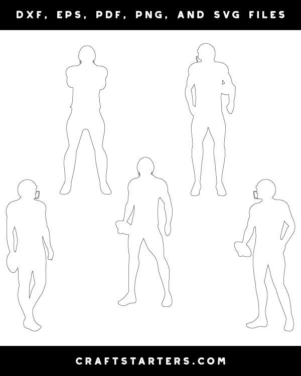 Standing Football Player Patterns