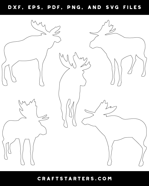 Standing Moose Patterns