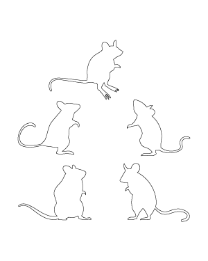 Standing Mouse Patterns