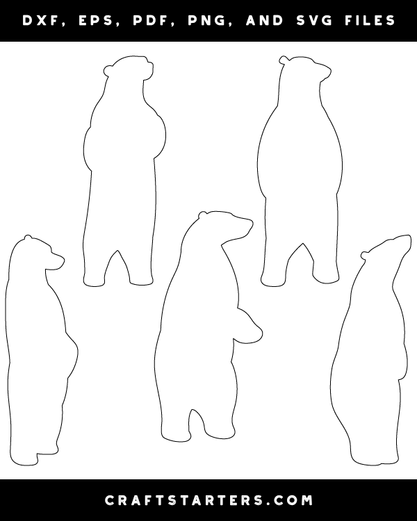 Standing Polar Bear Patterns