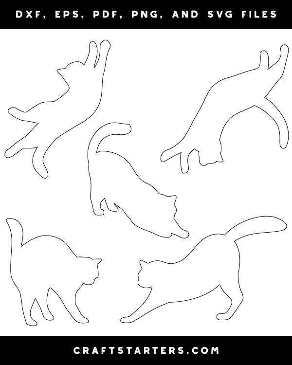 Stretching Cat Patterns