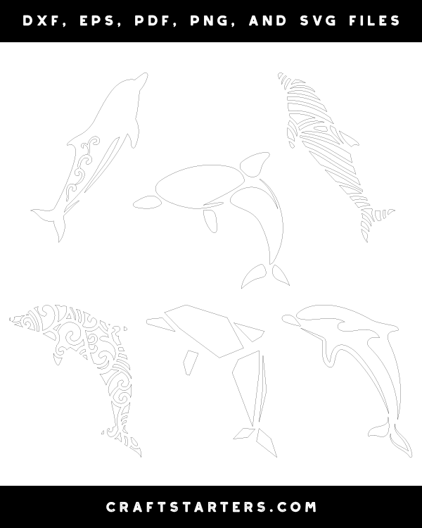 Stylized Dolphin Patterns