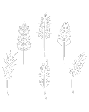 Stylized Wheat Patterns