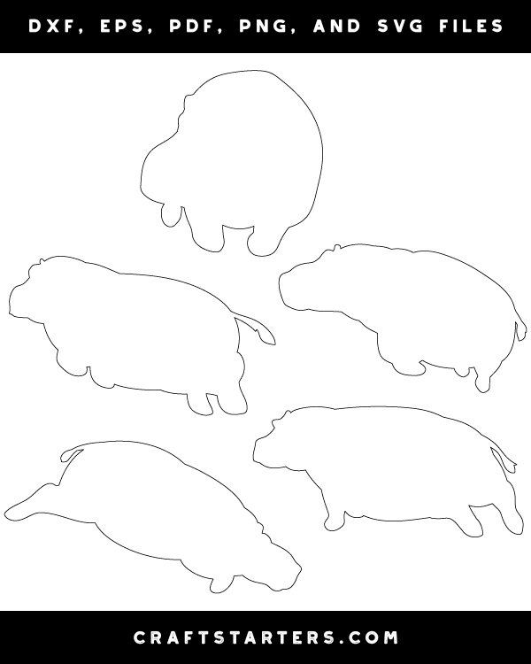 Swimming Hippo Patterns