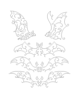 Swirly Bat Patterns