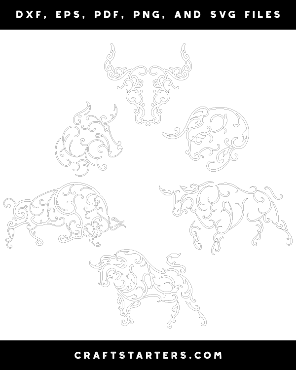 Swirly Bull Patterns