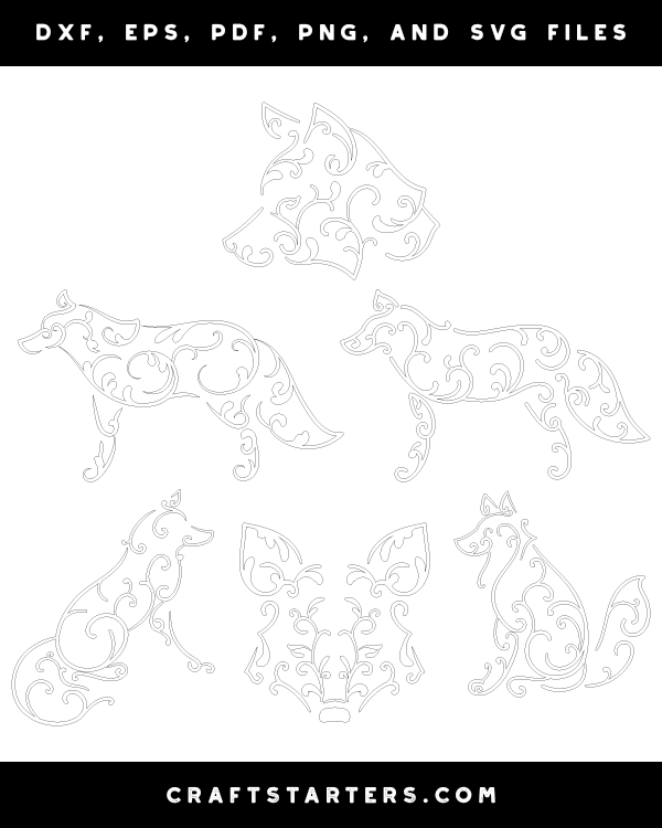 Swirly Fox Patterns