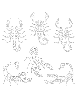 Swirly Scorpion Patterns