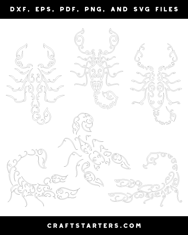 Swirly Scorpion Patterns