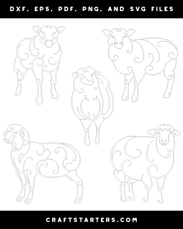 Swirly Sheep Patterns