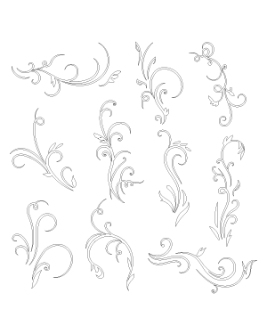 Swirly Vine Patterns