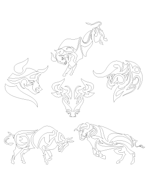 Tribal Bull Patterns