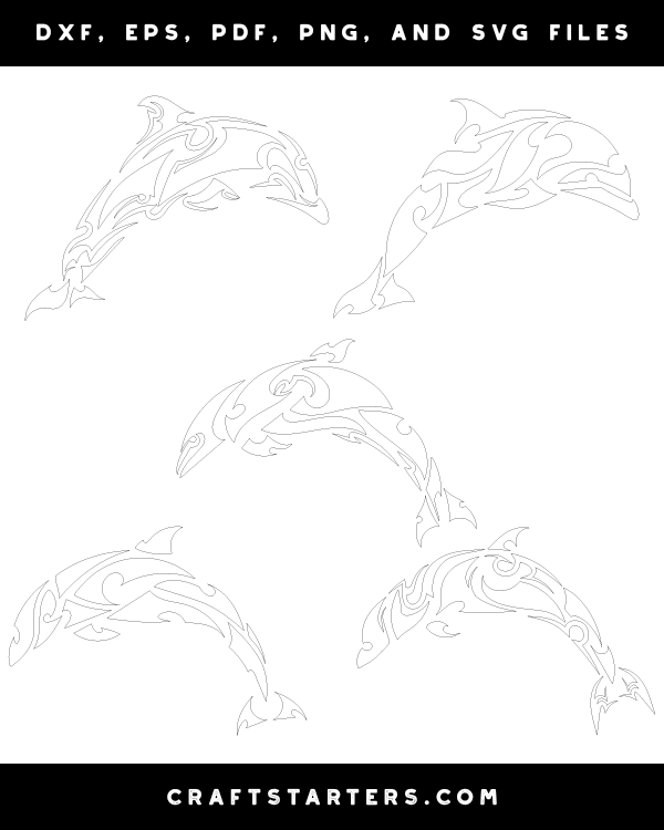 Tribal Dolphin Patterns