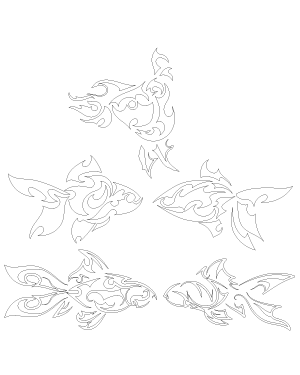 Tribal Fish Patterns