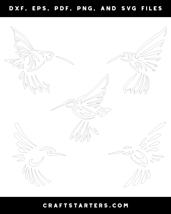 Tribal Hummingbird Patterns