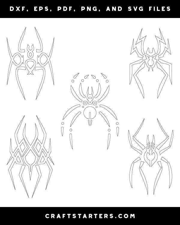 Tribal Spider Patterns