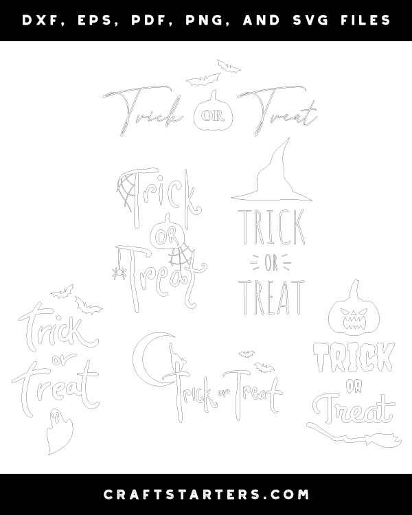 Trick Or Treat Patterns