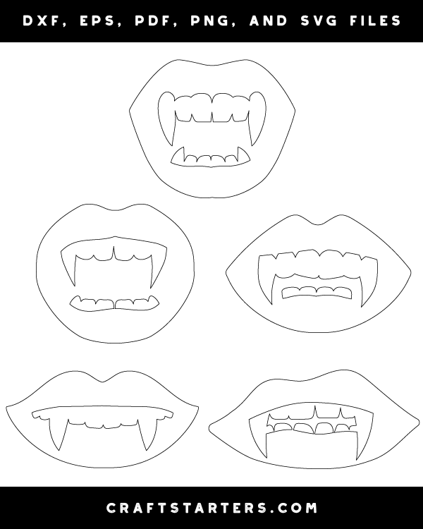 Vampire Mouth Patterns