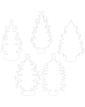 Victorian Christmas Tree Patterns