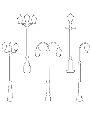 Victorian Street Lamp Patterns