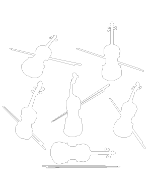 Violin and Bow Patterns