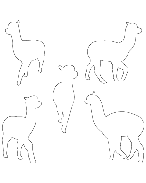 Walking Alpaca Patterns