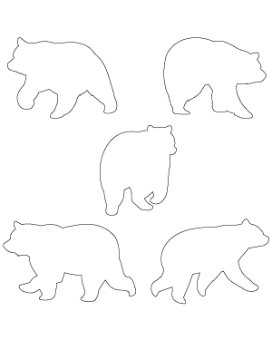Walking Bear Patterns