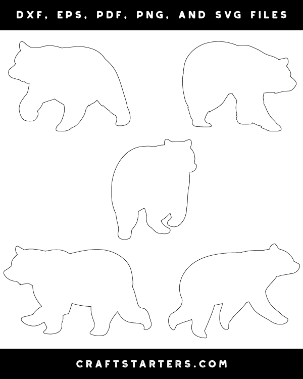 Walking Bear Patterns