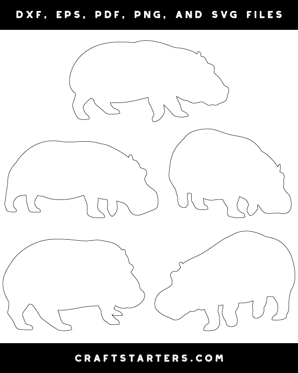 Walking Hippo Patterns