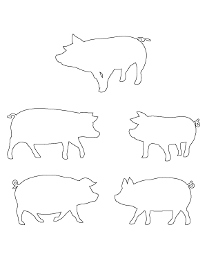 Walking Pig Patterns