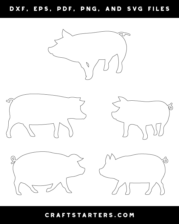 Walking Pig Patterns