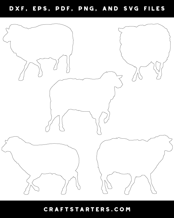 Walking Sheep Patterns