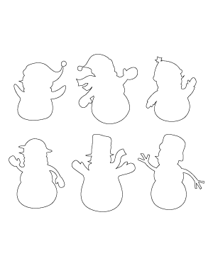 Waving Snowman Patterns