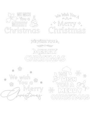 We Wish You a Merry Christmas Patterns