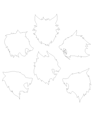 Werewolf Head Patterns